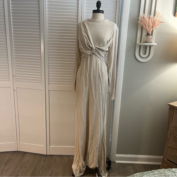 ASOS Dresses & Skirts - Linen Long Sleeved Maxi